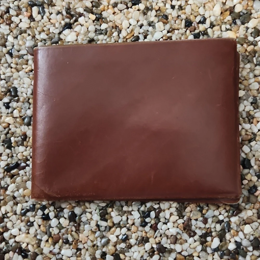 Vintage Textan calfskin wallet